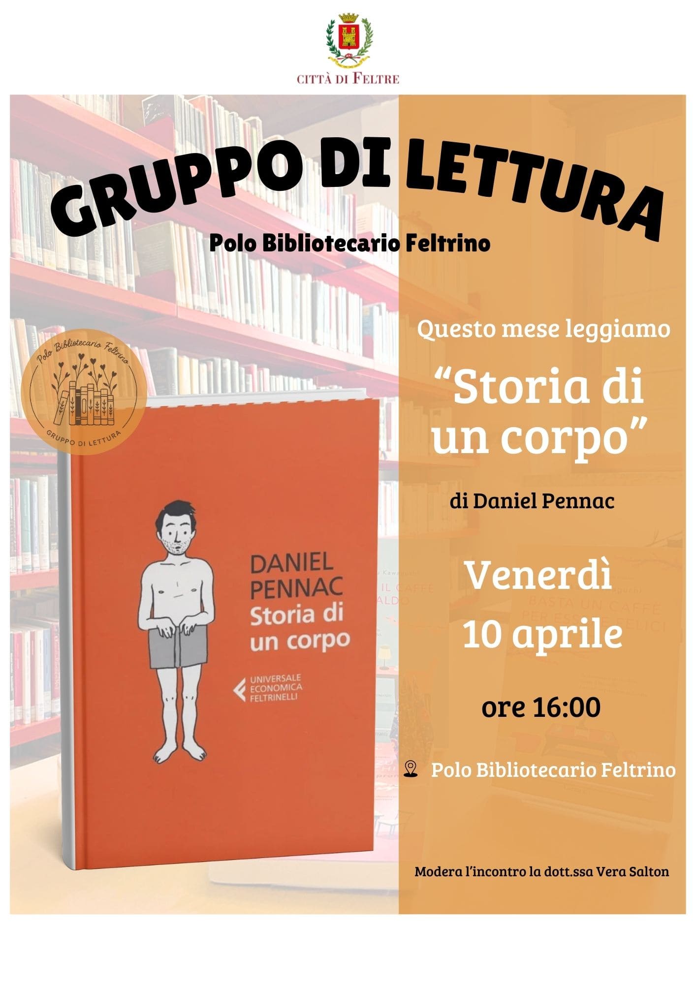 Gruppo di lettura - "Storia di un corpo" di Daniel Pennac