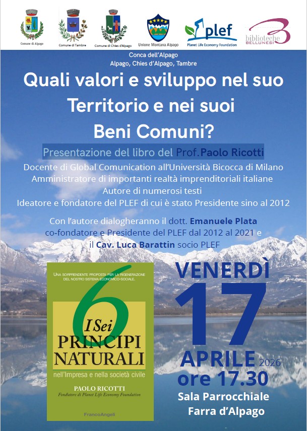 "I 6 PRINCIPI NATURALI" - Presentazione del libro del Prof.Paolo Ricotti