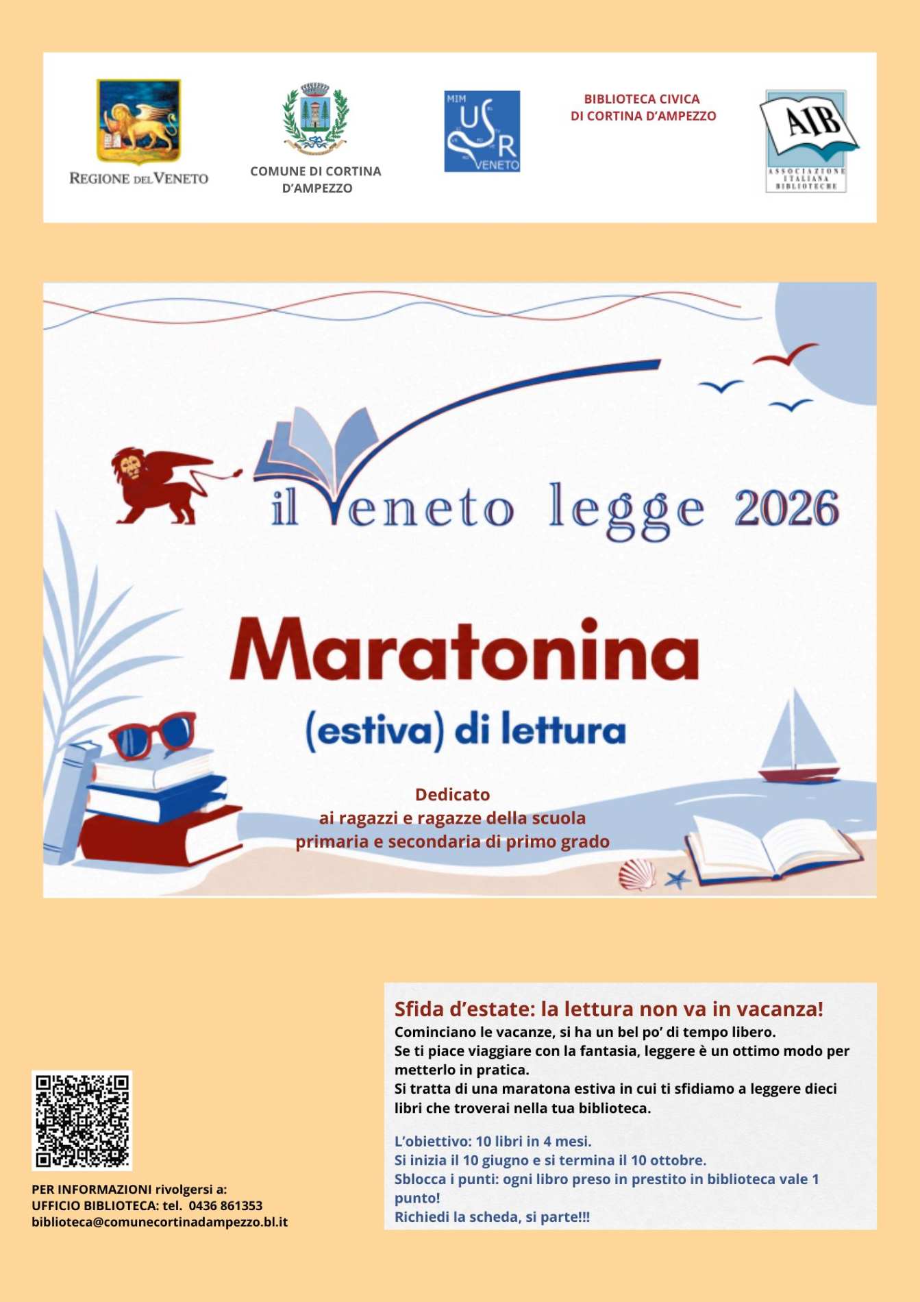 MARATONINA ESTIVA DI LETTURA  2026