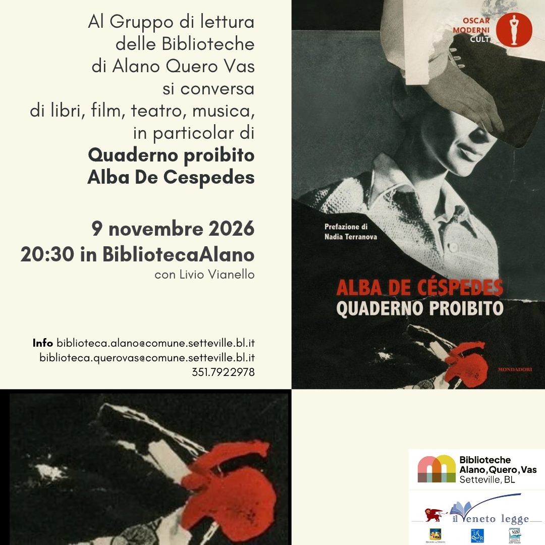 Gruppo di Lettura delle Biblioteche di Alano Quero Vas