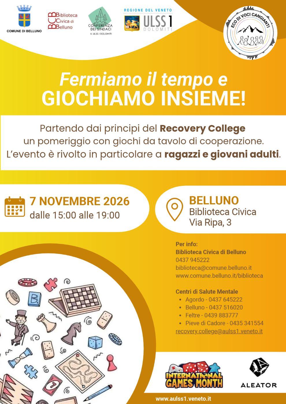 Fermiamo il tempo e giochiamo insieme
